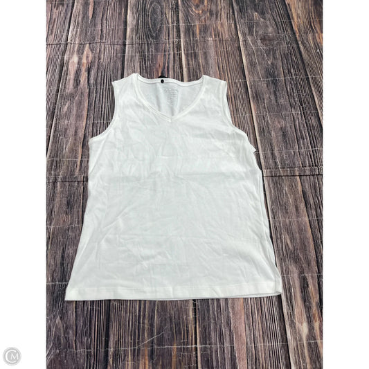 Tank Top By Chicos In White, Size: L