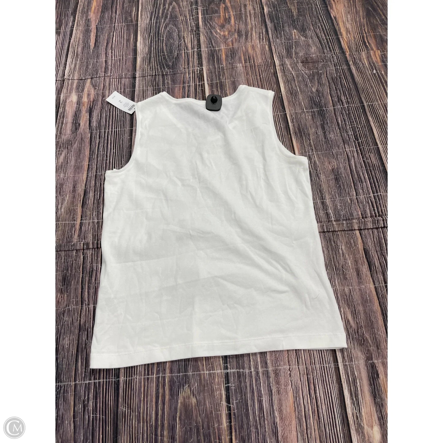 Tank Top By Chicos In White, Size: L