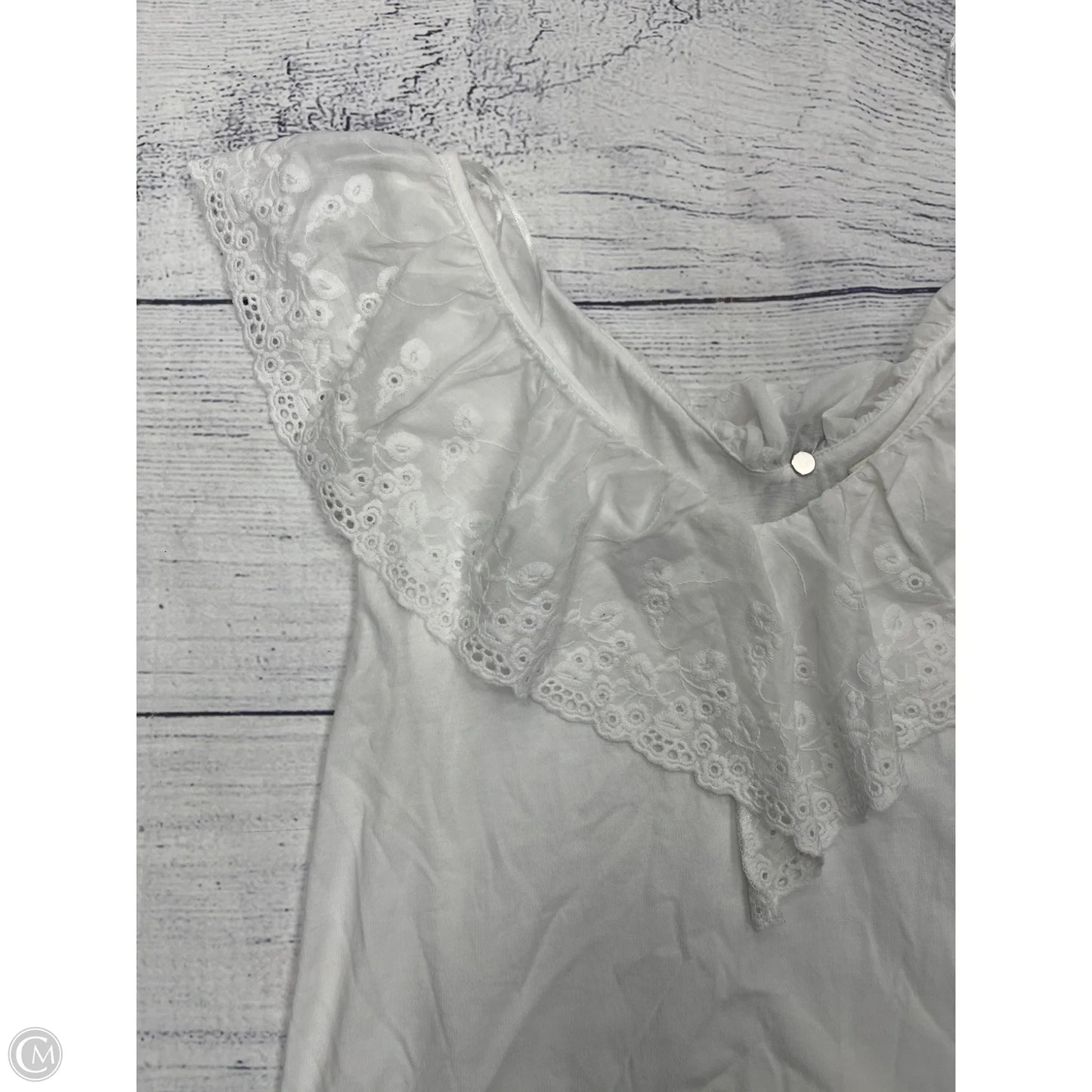 Tank Top By H&m In White, Size: M