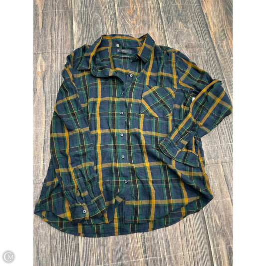 Top Long Sleeve By Lucky Brand In Navy, Size: L