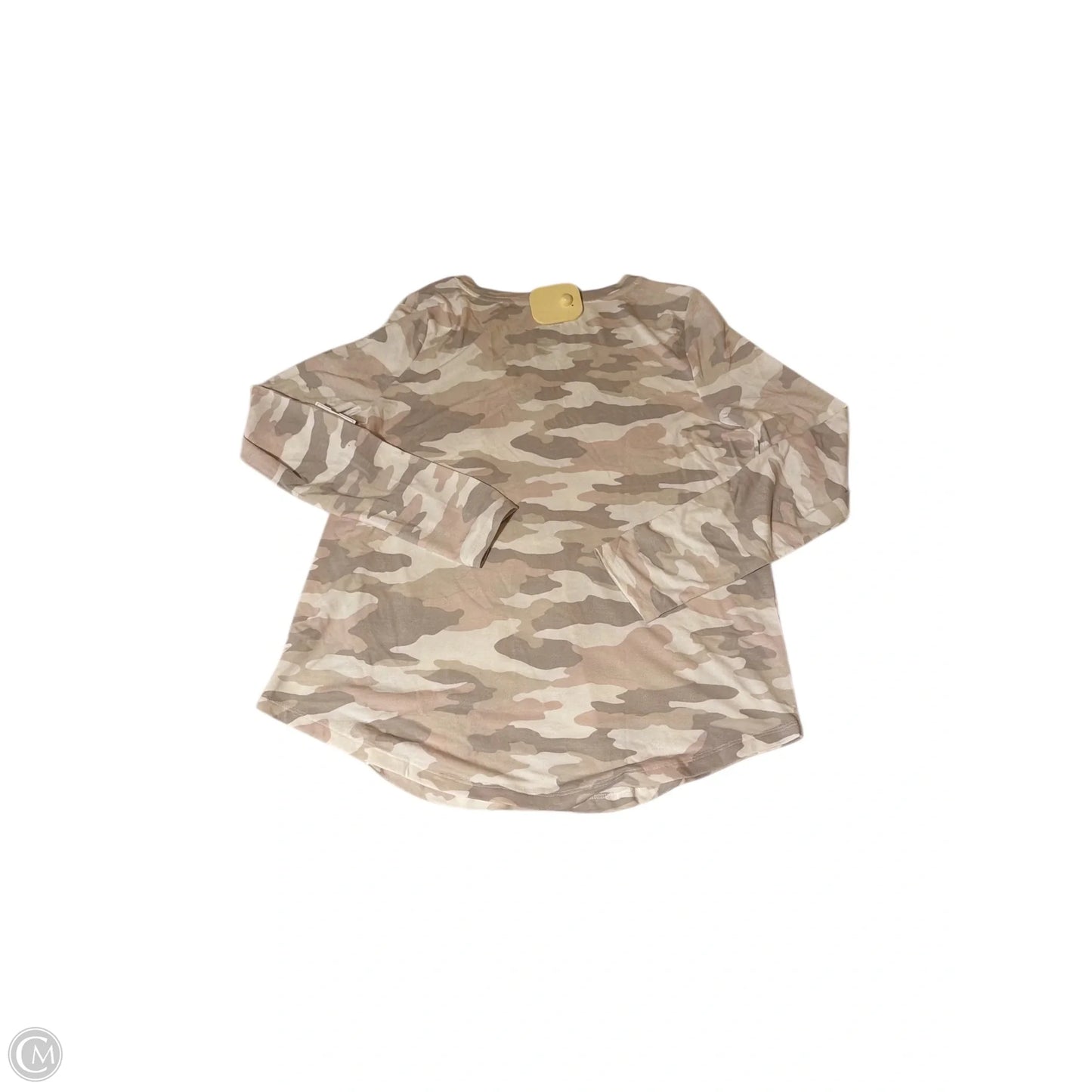 Top Long Sleeve By So In Camouflage Print, Size: Xl