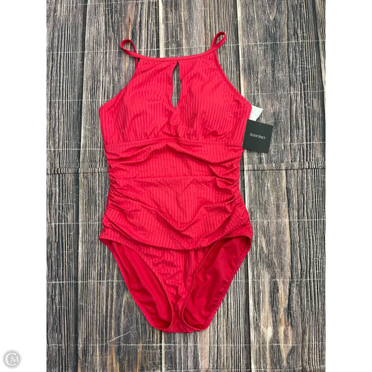 Swimsuit By Ellen Tracy In Red, Size: 12