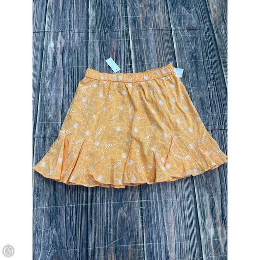 Skirt Mini & Short By Loft In Orange, Size: M