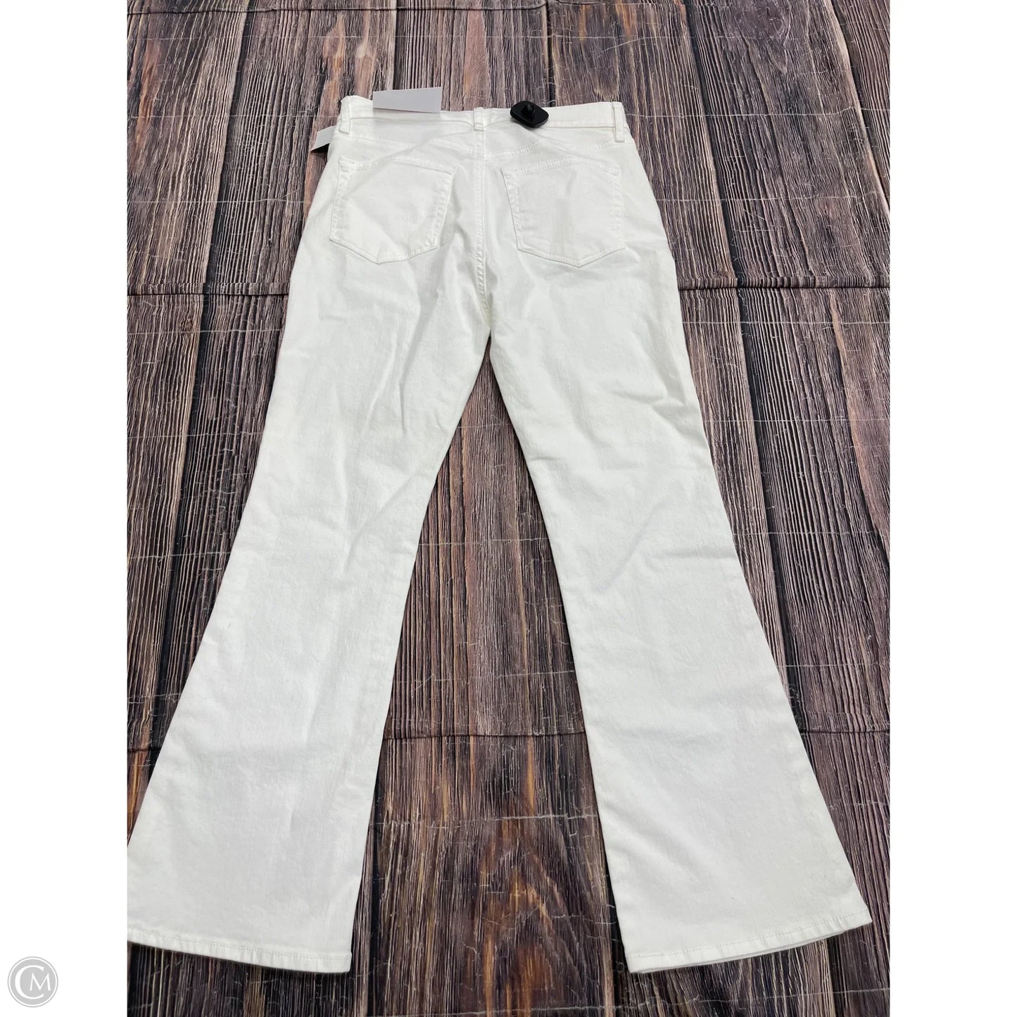 Jeans Straight By Loft In White, Size: 2