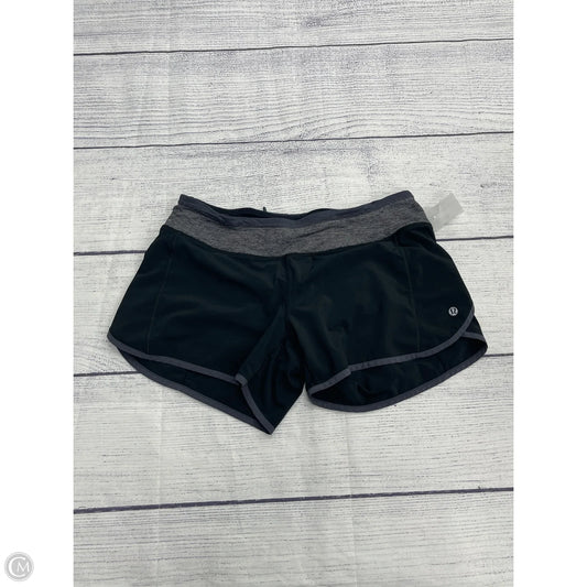 Athletic Shorts By Lululemon In Black, Size: 6