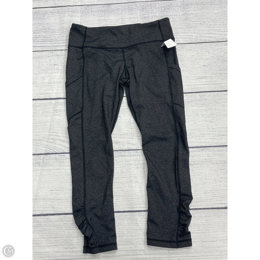 Athletic Capris By Lululemon In Grey, Size: 6