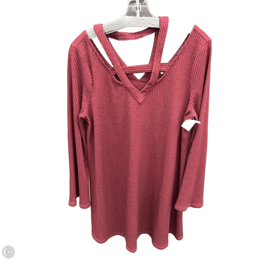 Dress Casual Short By Doe & Rae In Red, Size: M