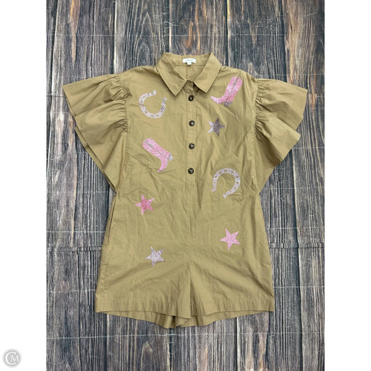 Romper By Oddi In Brown, Size: S