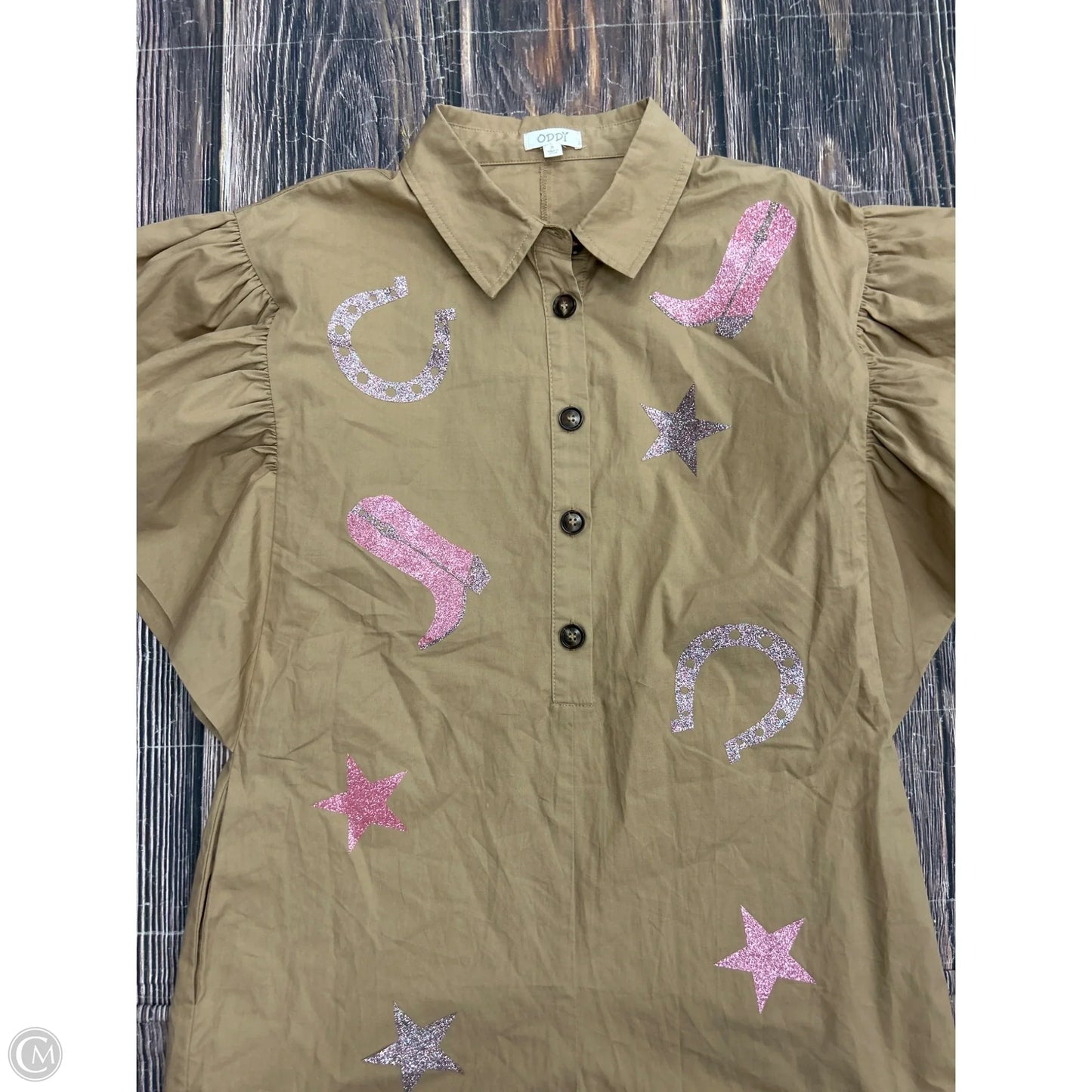 Romper By Oddi In Brown, Size: S