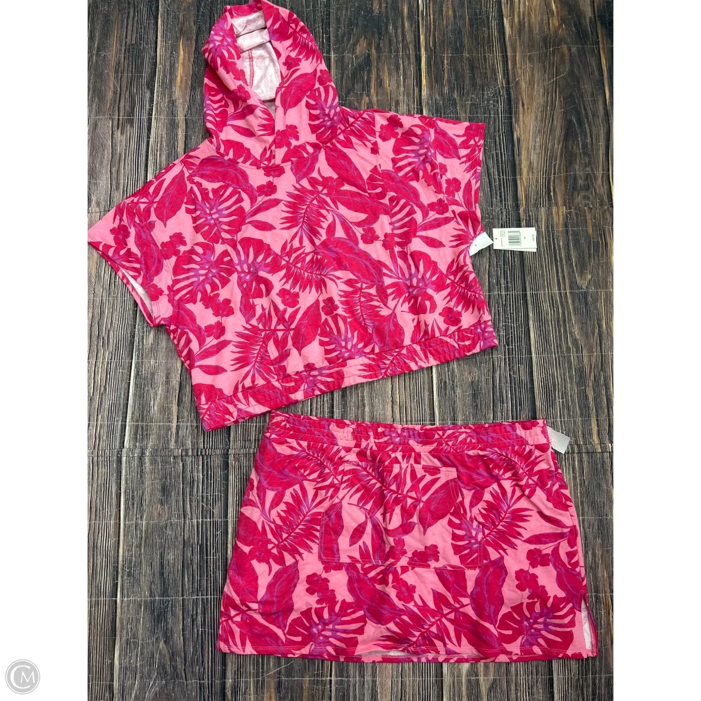 Skirt Set 2pc By Juicy Couture In Pink & Purple, Size: 2x