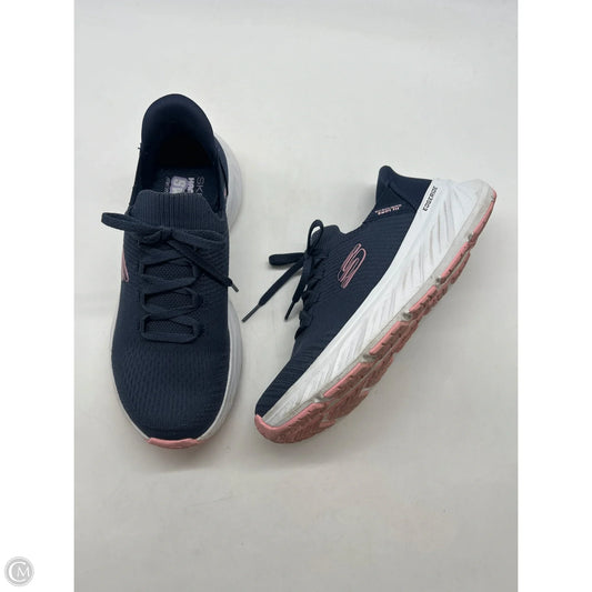 Shoes Athletic By Skechers In Navy, Size: 7