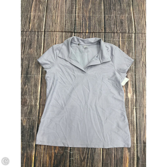 Athletic Top Short Sleeve By Calia In Purple, Size: Xl