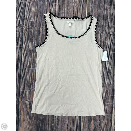 Tank Top By Maurices In Black & Cream, Size: L