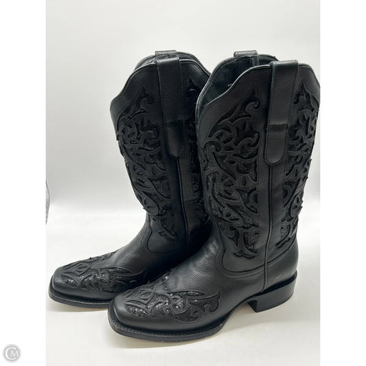 Boots Western By Clothes Mentor In Black, Size: 10