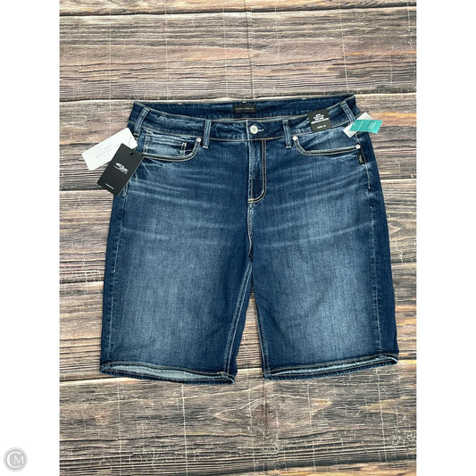 Shorts By Silver In Blue Denim, Size: 18