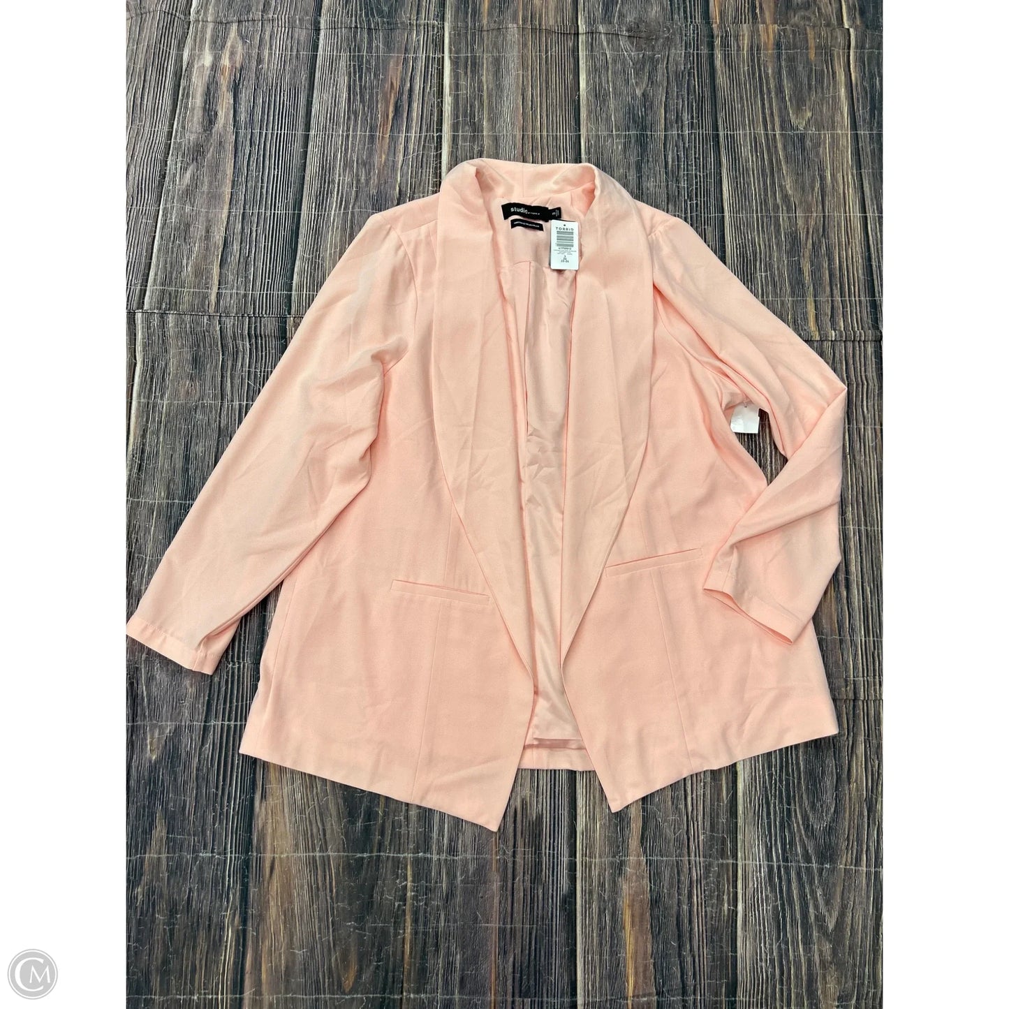 Blazer By Torrid In Pink, Size: 3x