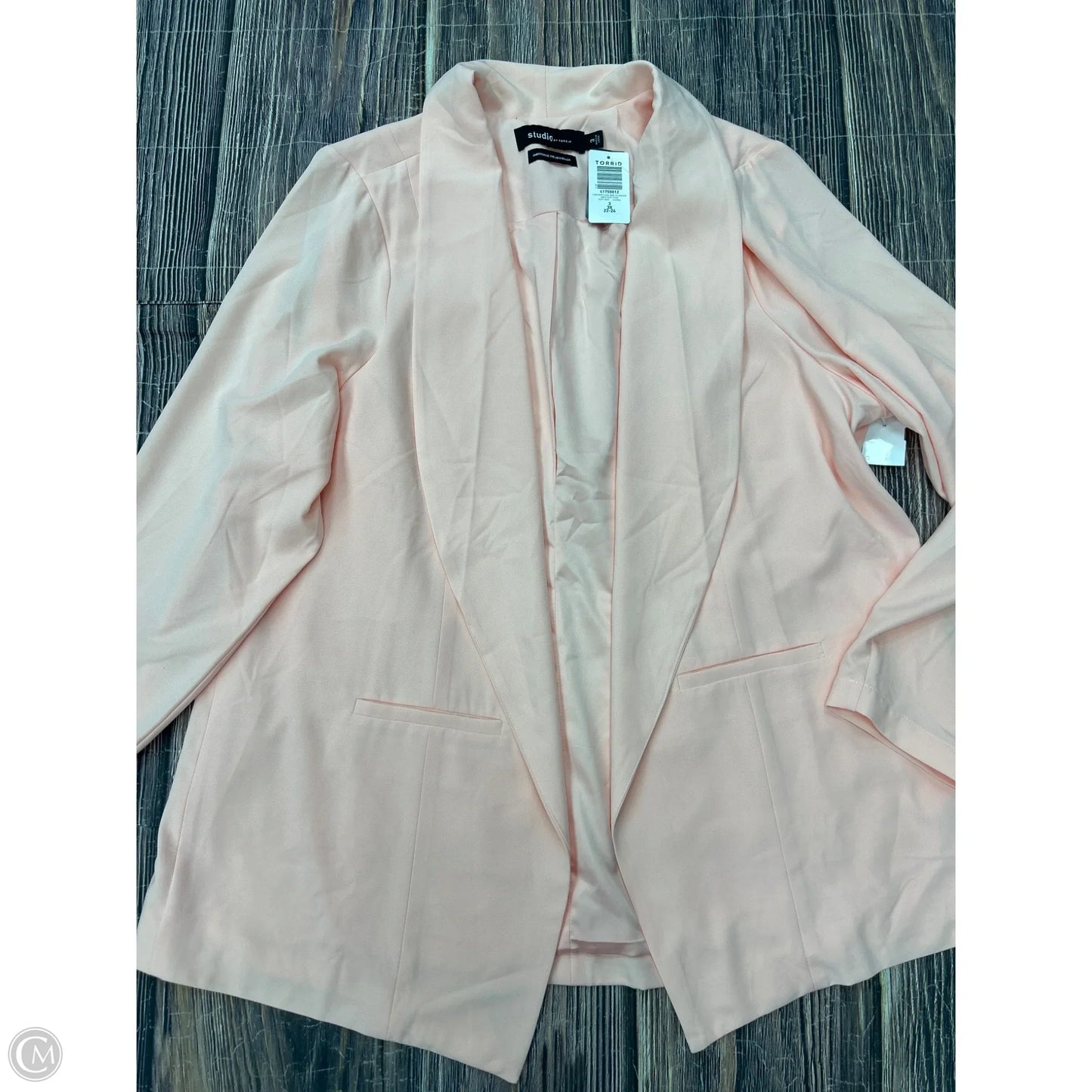 Blazer By Torrid In Pink, Size: 3x