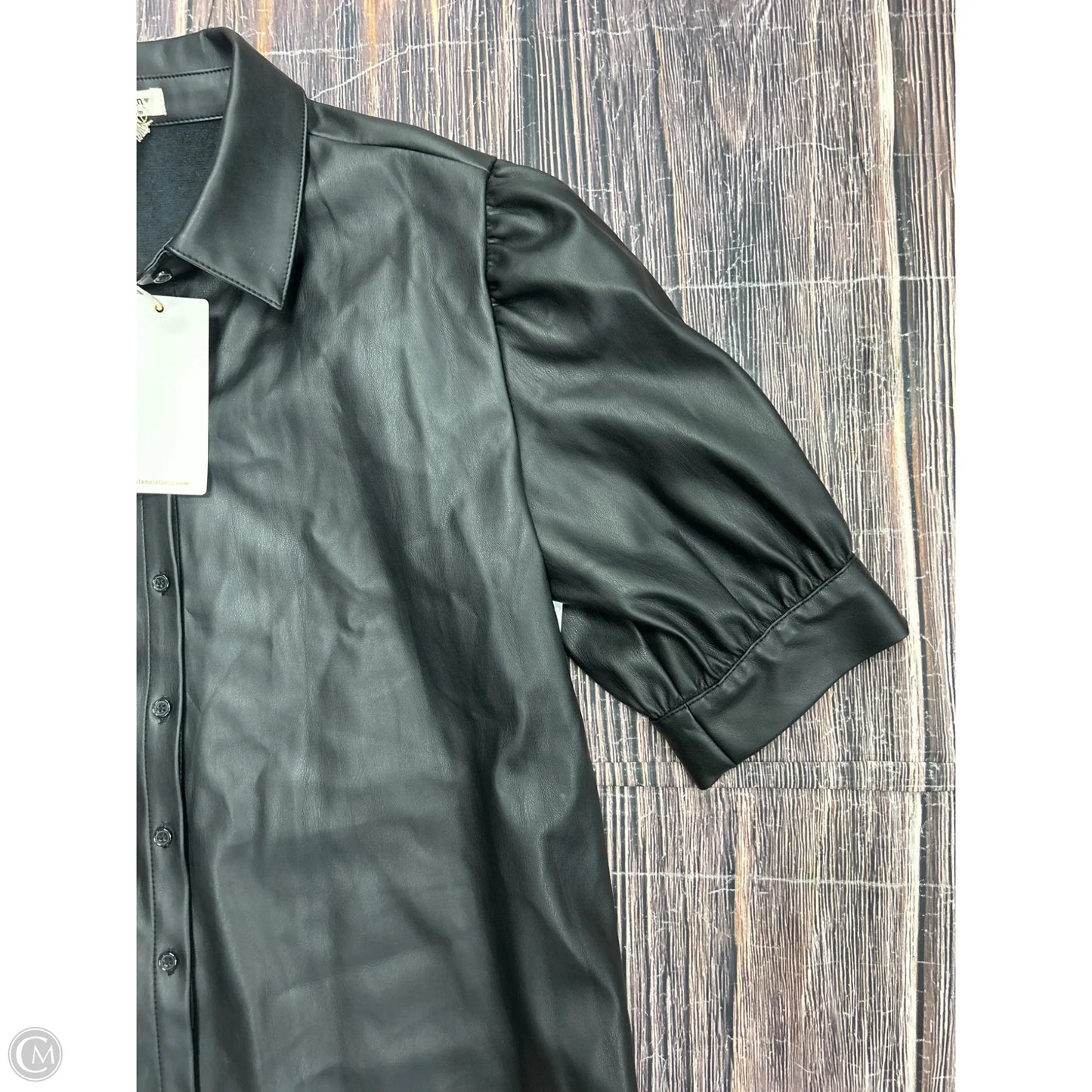 Jacket Shirt By Dylan In Black, Size: M