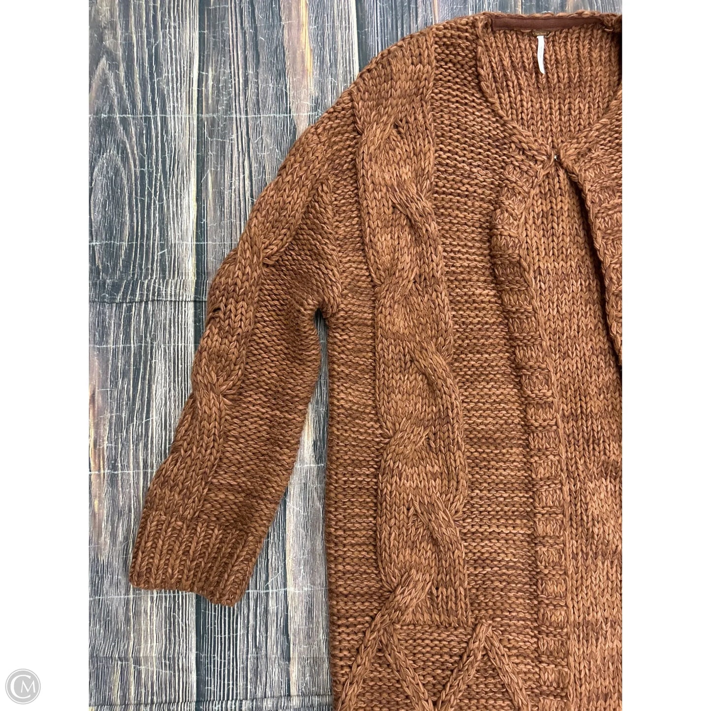 Sweater Cardigan By Free People In Orange, Size: S