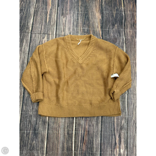 Sweater By Free People In Tan, Size: Xs