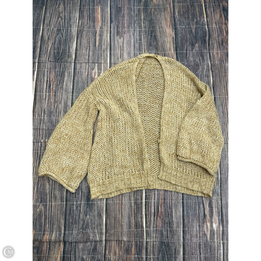 Sweater Cardigan By Free People In Tan, Size: M