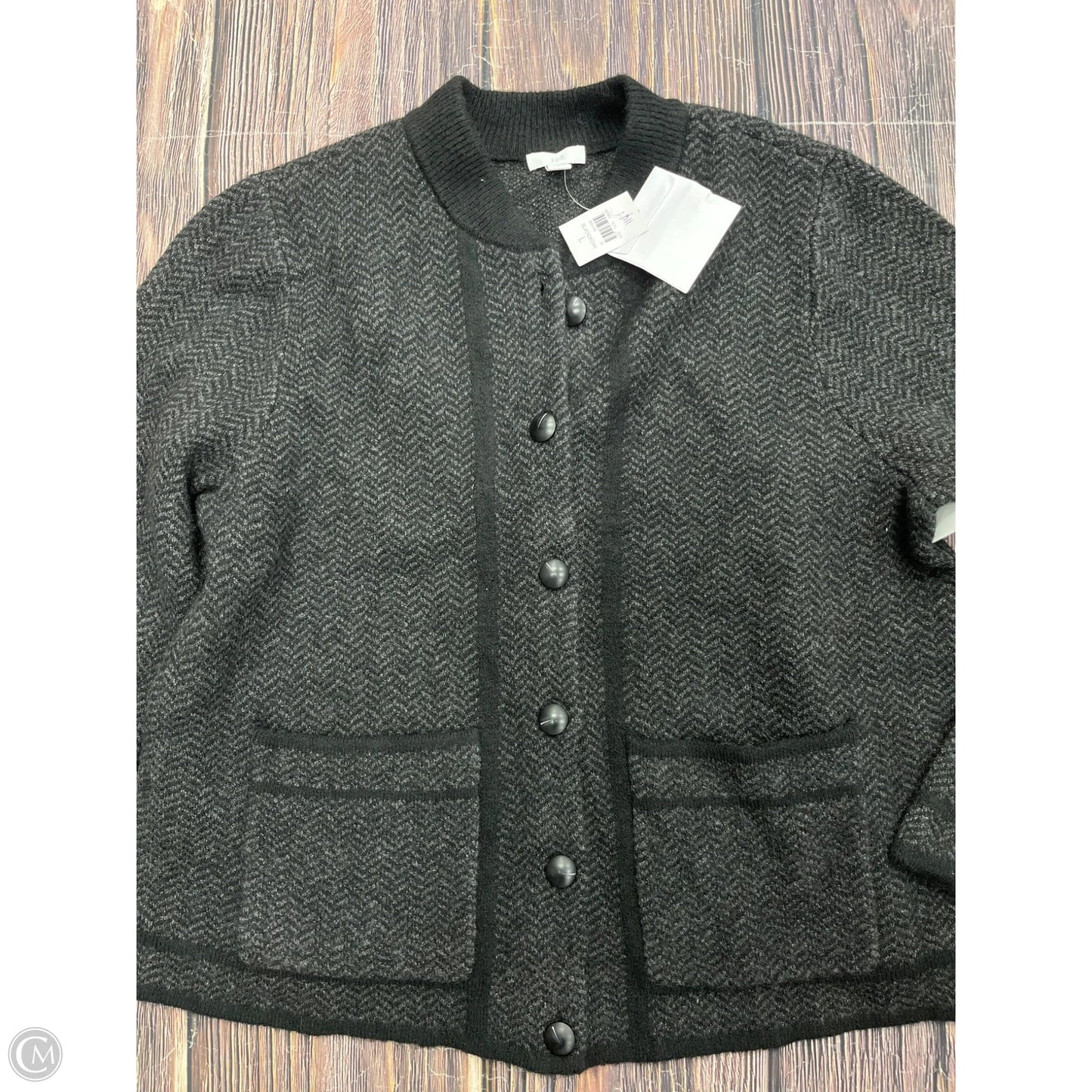 Cardigan By J. Jill In Black, Size: L