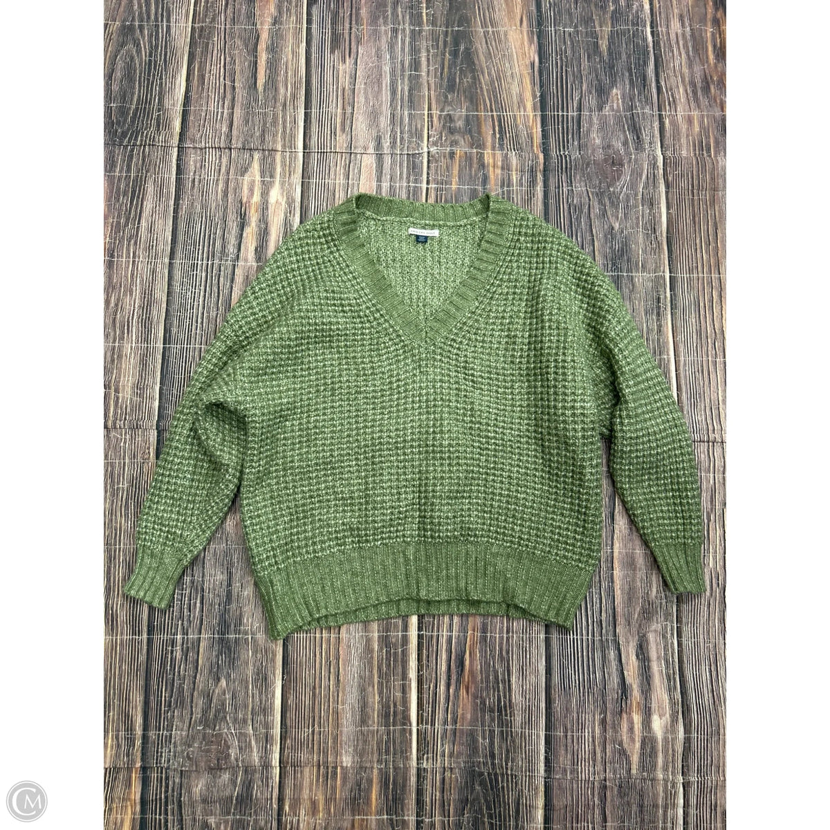 Sweater By American Eagle In Green, Size: M