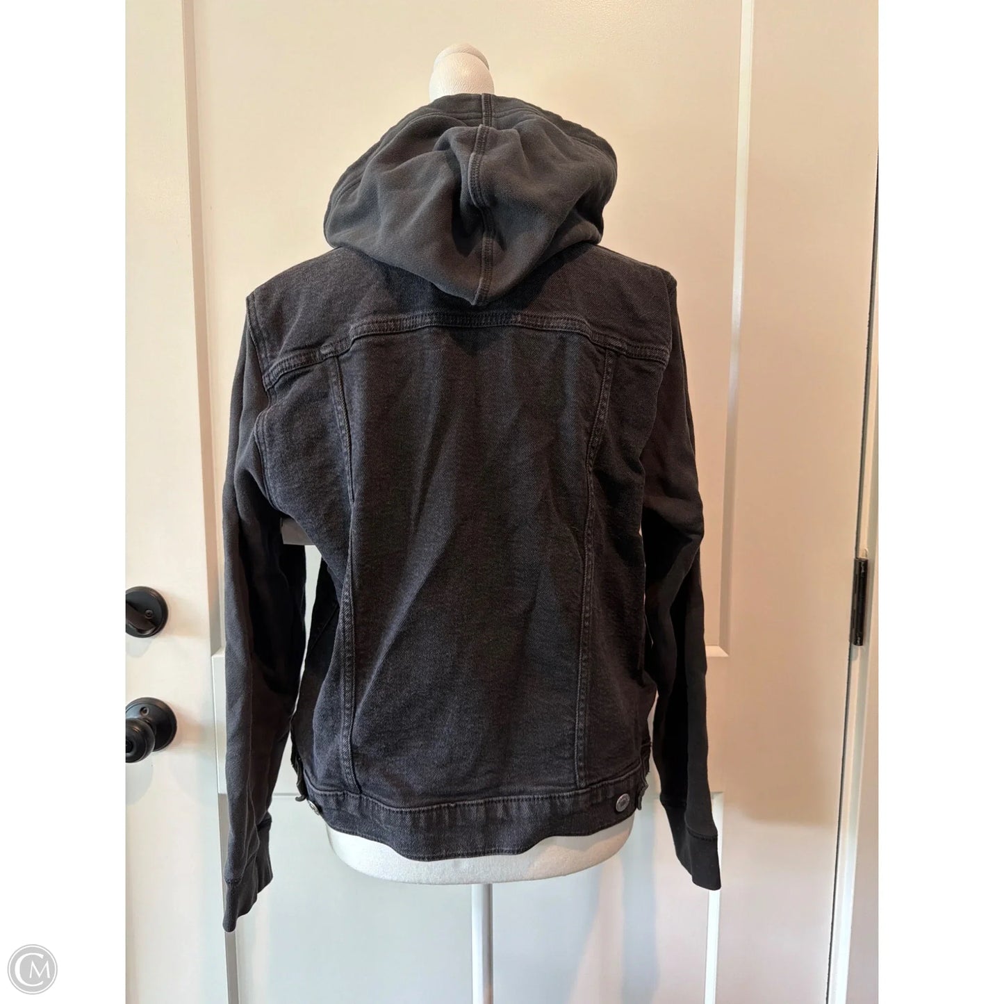 Jacket Denim By Levis In Black, Size: Xl