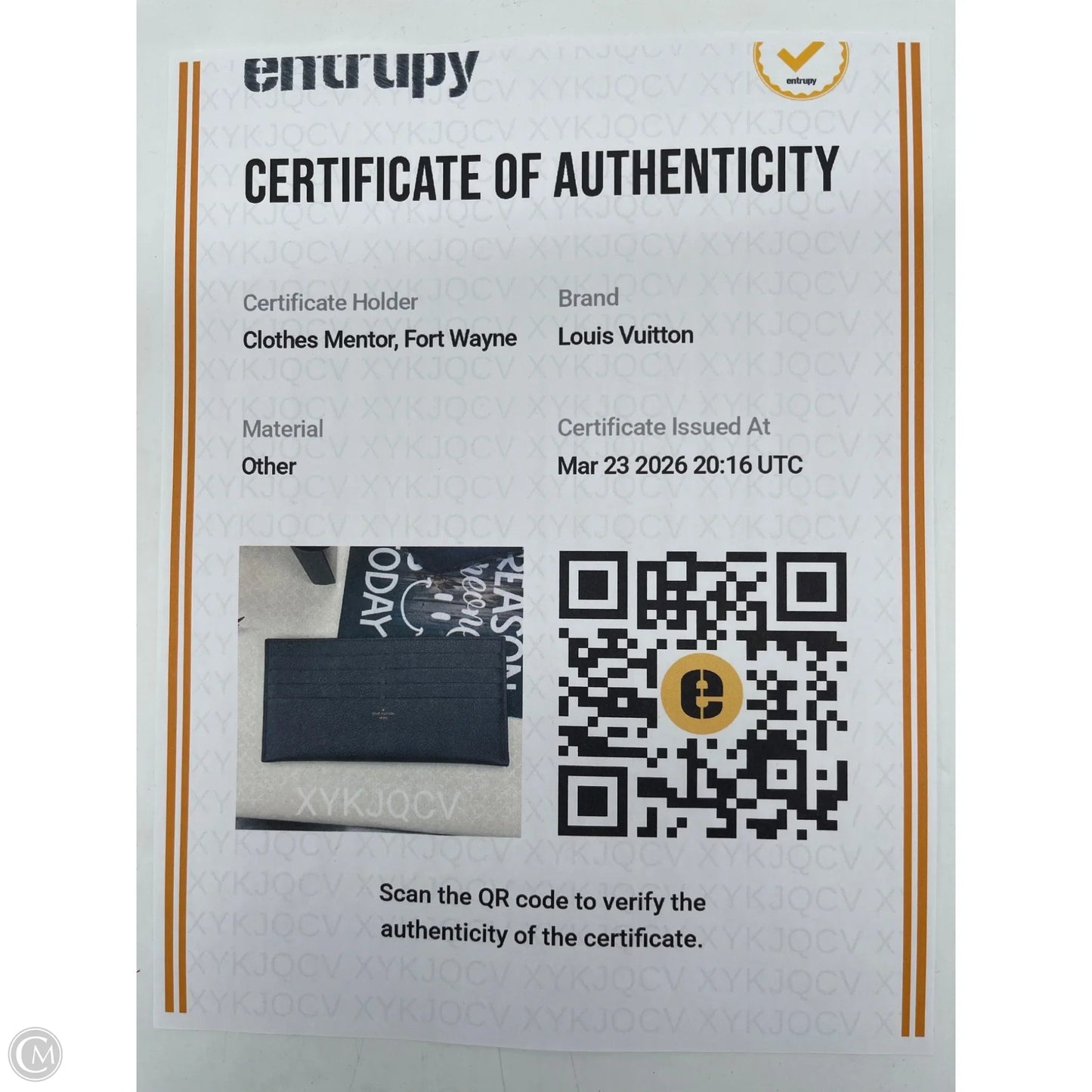 Wallet Luxury Designer By Louis Vuitton, Size: Medium