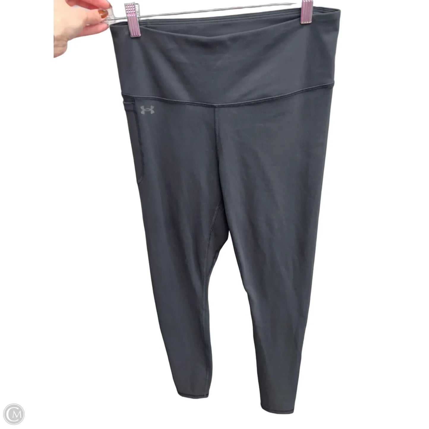 Athletic Capris By Under Armour In Black, Size: L
