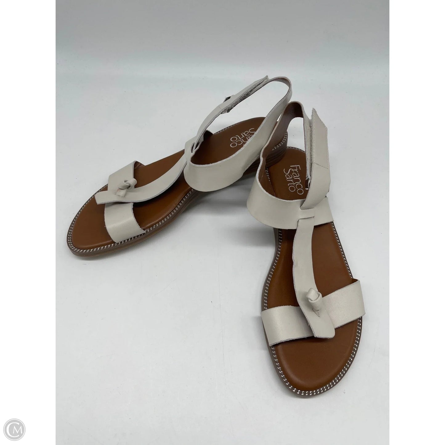 Sandals Flats By Franco Sarto In White, Size: 10