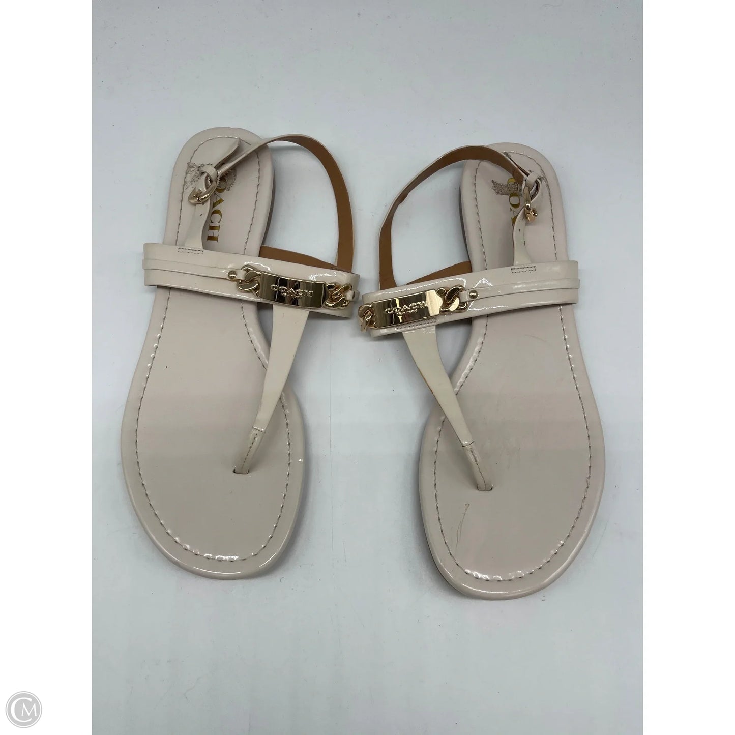 Shoes Designer By Coach In White, Size: 10