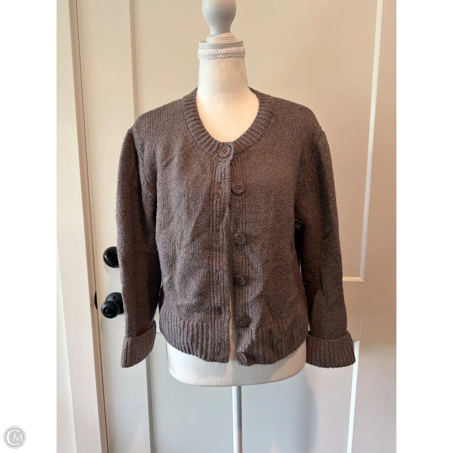 Sweater Cardigan By Z Supply In Brown, Size: S