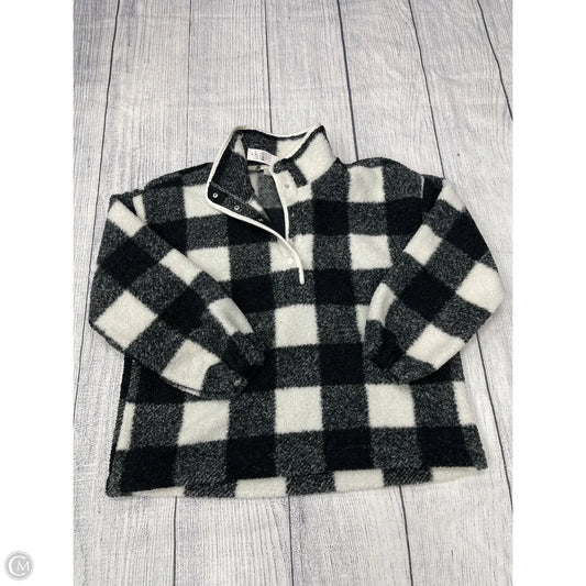 Jacket Other By Loft In Black & White, Size: Xl
