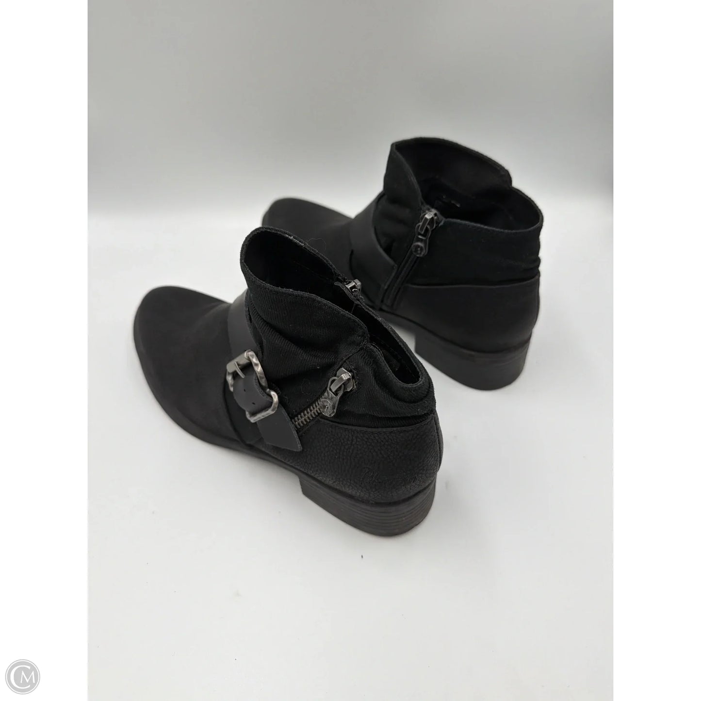 Boots Ankle Heels By Blowfish In Black, Size: 7