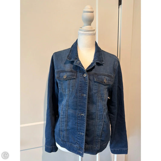 Jacket Denim By Buffalo David Bitton In Blue Denim, Size: M
