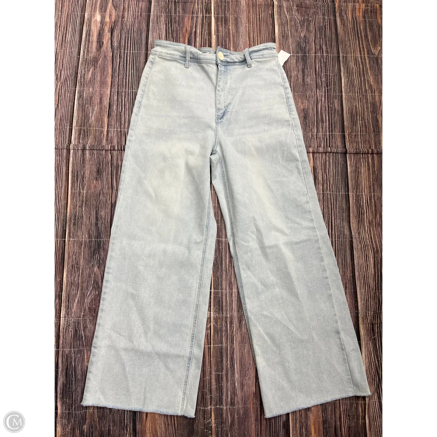 Jeans Wide Leg By Oat In Blue Denim, Size: 12