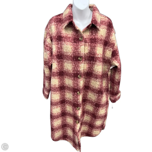Coat Other By Grace + Karma In Pink & Tan, Size: L