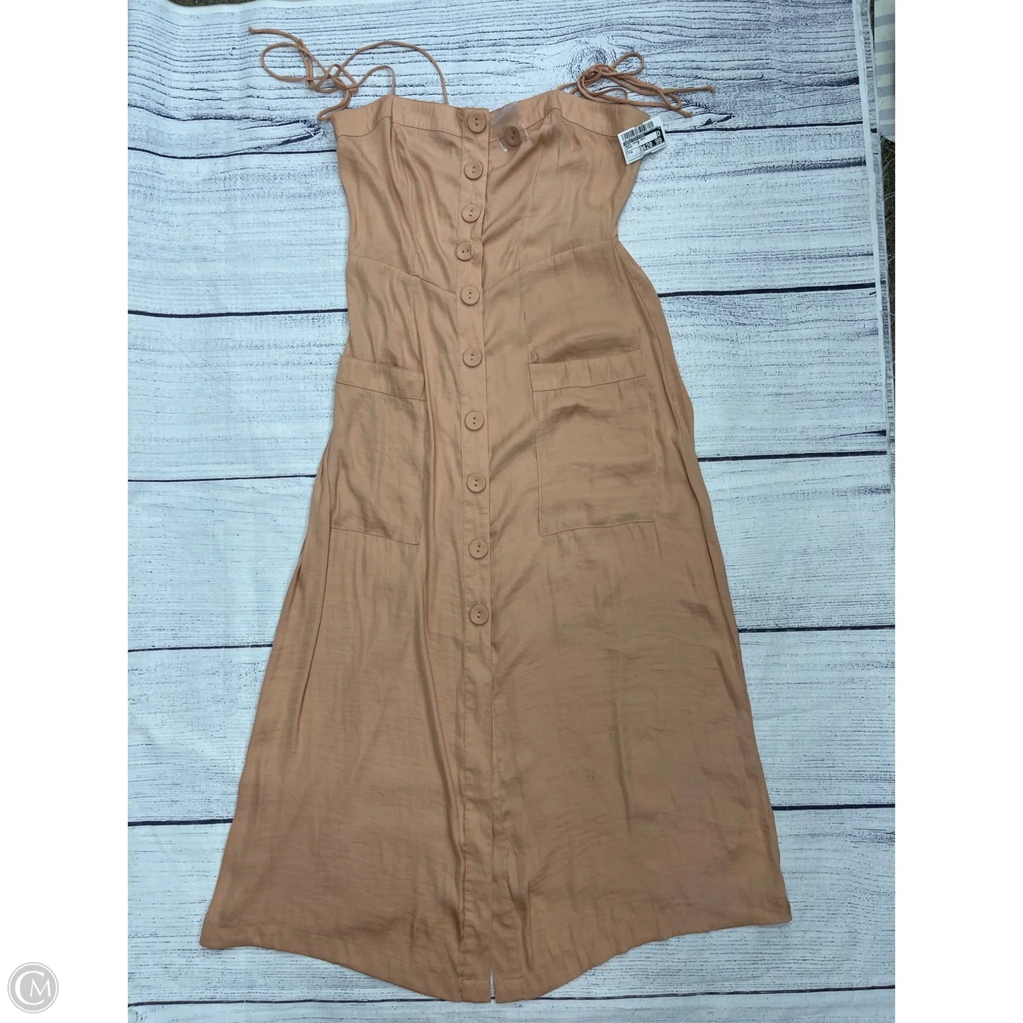 Dress Casual Maxi By Urban Outfitters In Orange, Size: M