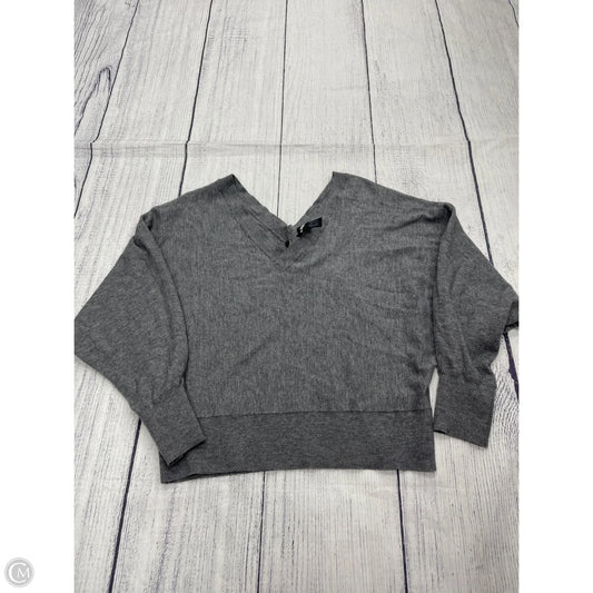 Top Long Sleeve By Express In Grey, Size: L