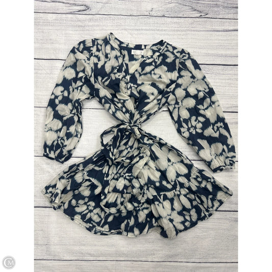 Dress Casual Short By Velvet In Blue, Size: M