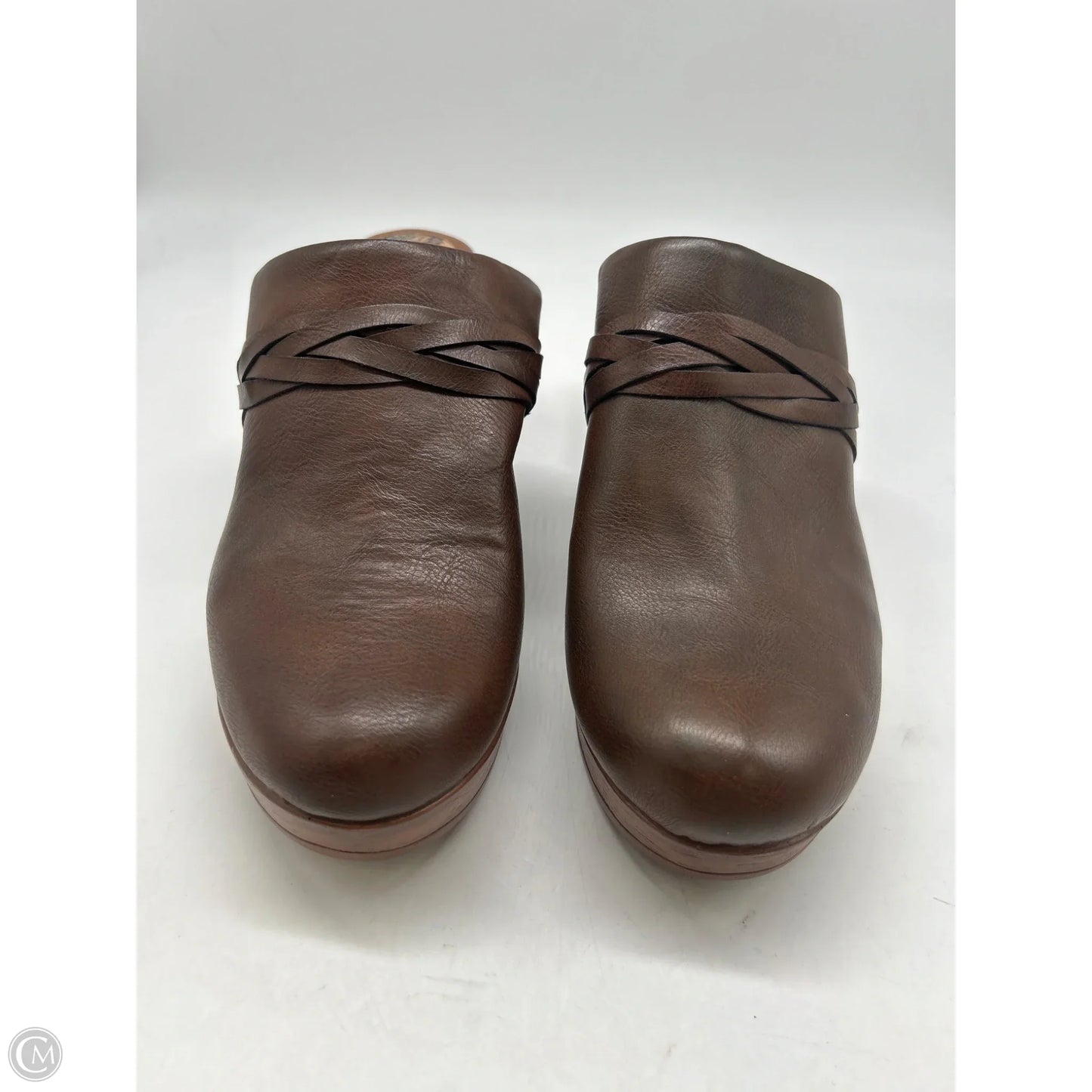Sandals Heels Block By Boc In Brown, Size: 11