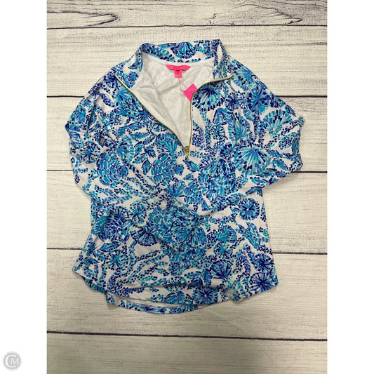 Sweatshirt Designer By Lilly Pulitzer In Blue, Size: S