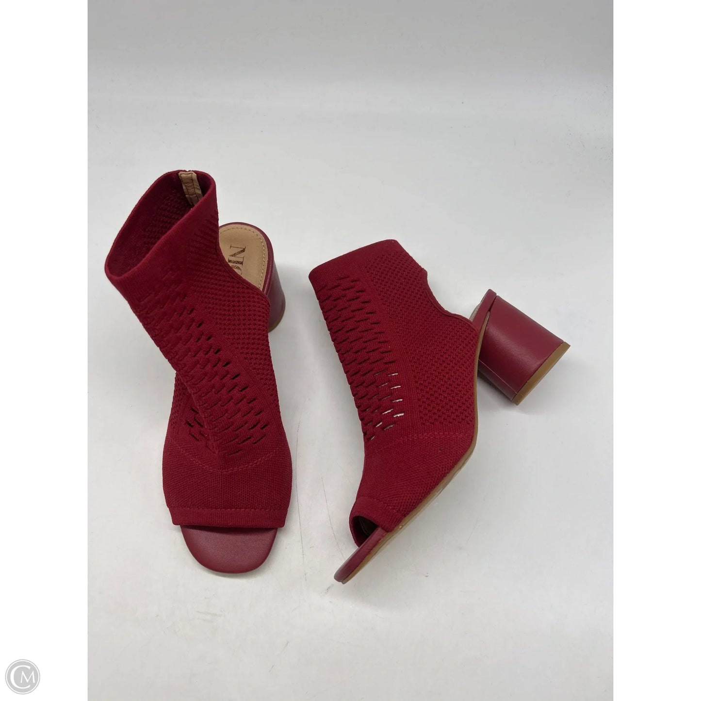 Shoes Heels Block By Nic + Zoe In Red, Size: 6.5