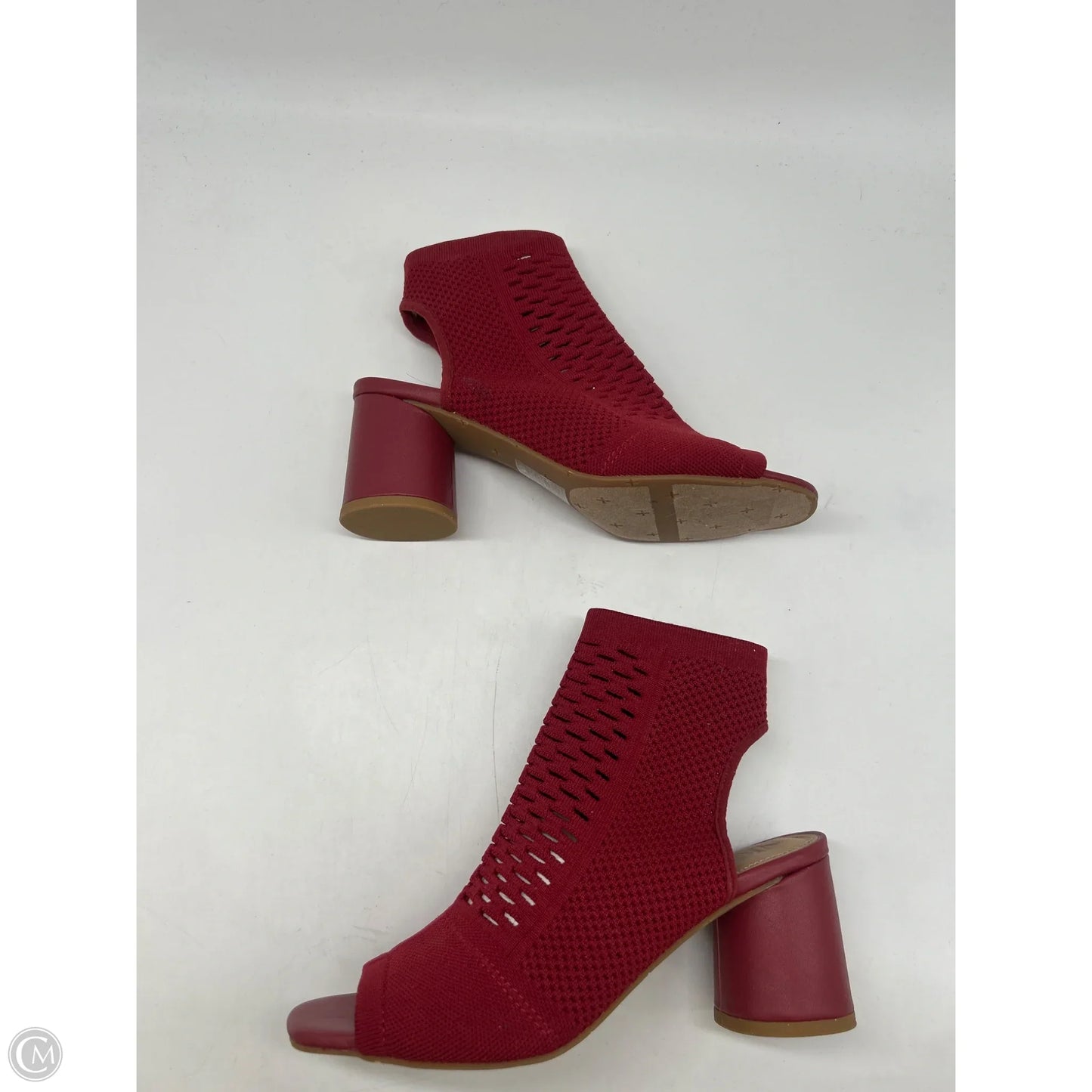 Shoes Heels Block By Nic + Zoe In Red, Size: 6.5