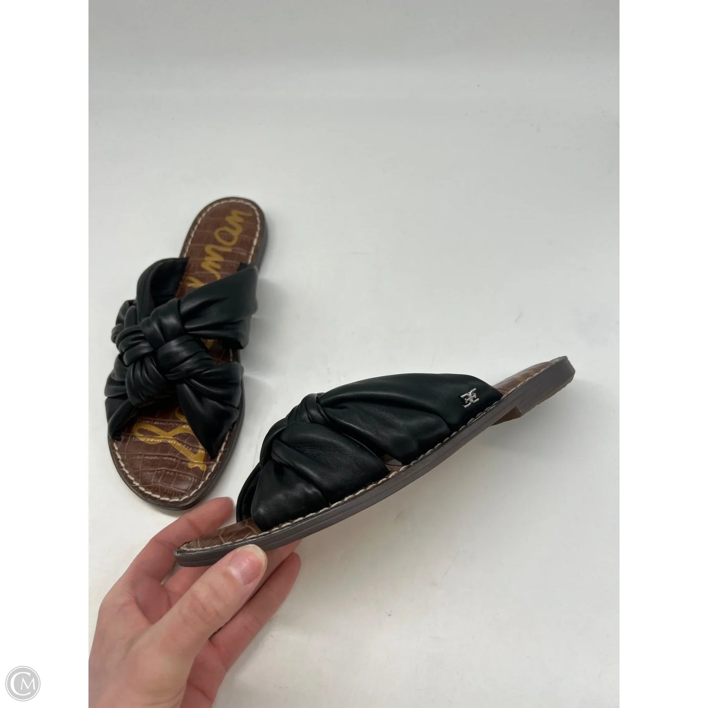 Sandals Flats By Sam Edelman In Black, Size: 6.5