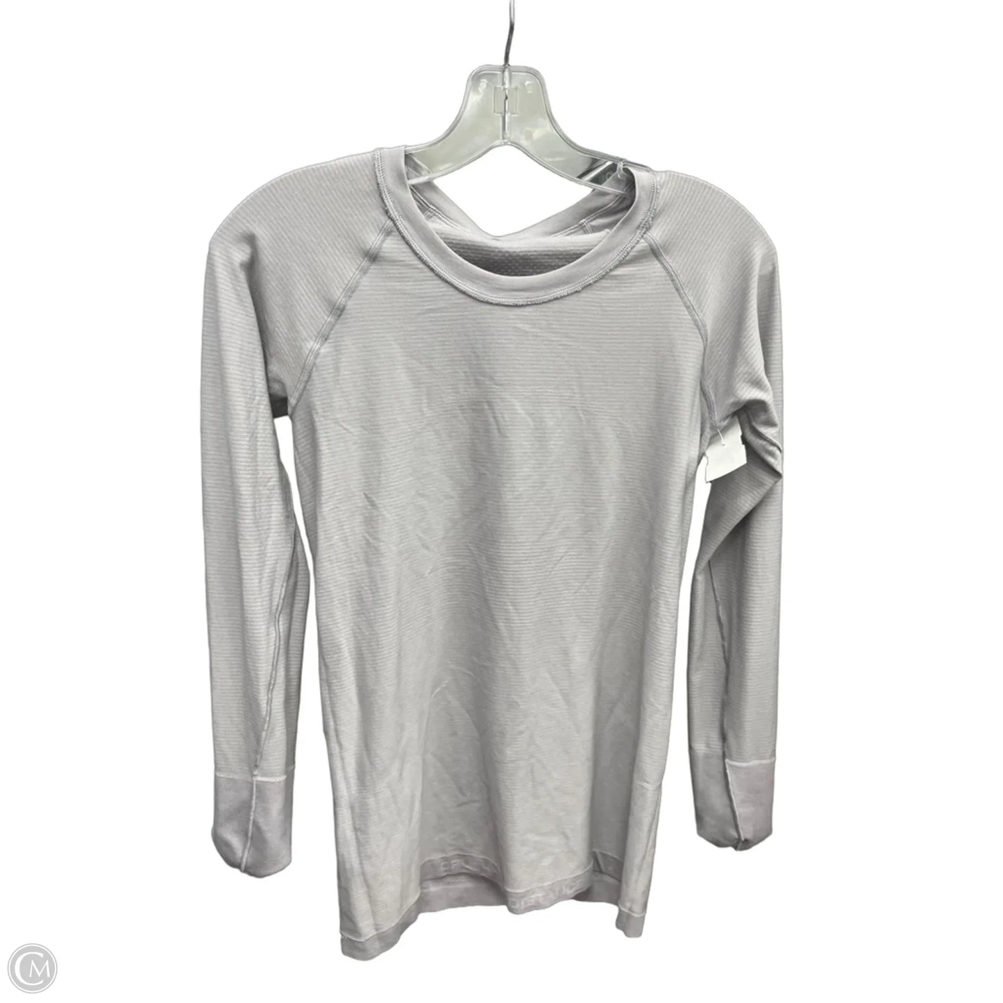 Athletic Top Long Sleeve Crewneck By Lululemon In Purple, Size: 6