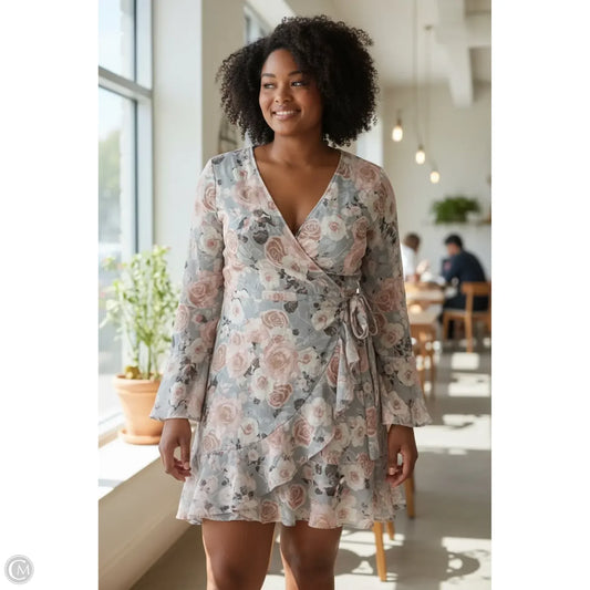 Dress Casual Short By Mi Ami In Pink, Size: 3x