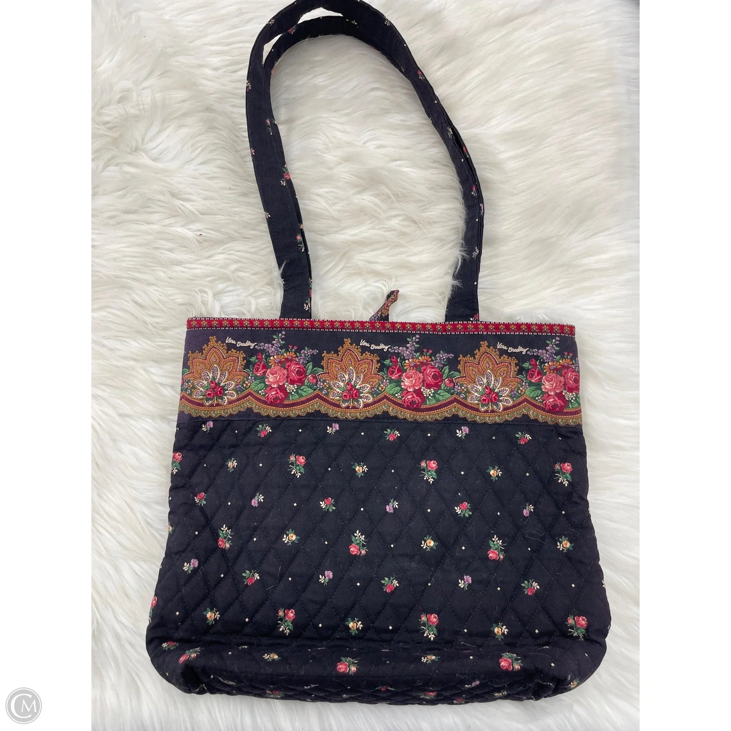 Handbag By Vera Bradley, Size: Large