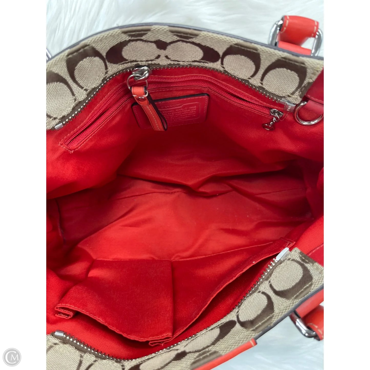 Handbag Designer By Coach, Size: Medium